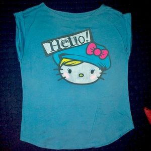 Hello Kitty Tee Shirt Juniors Size M